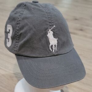 Polo Ralph Lauren Gray Cap Hat Kids 4-7